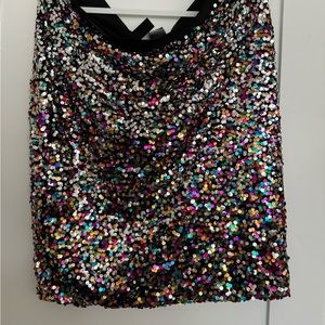 H&M Sequin Skirt